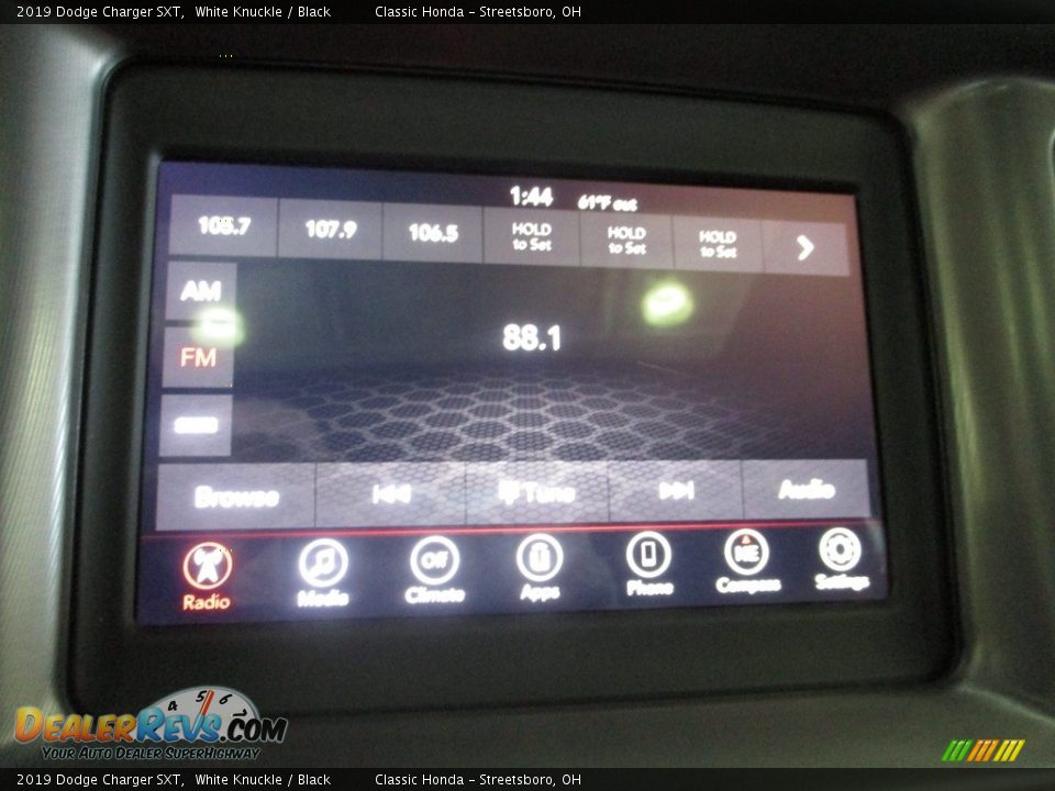 2019 Dodge Charger SXT White Knuckle / Black Photo #36