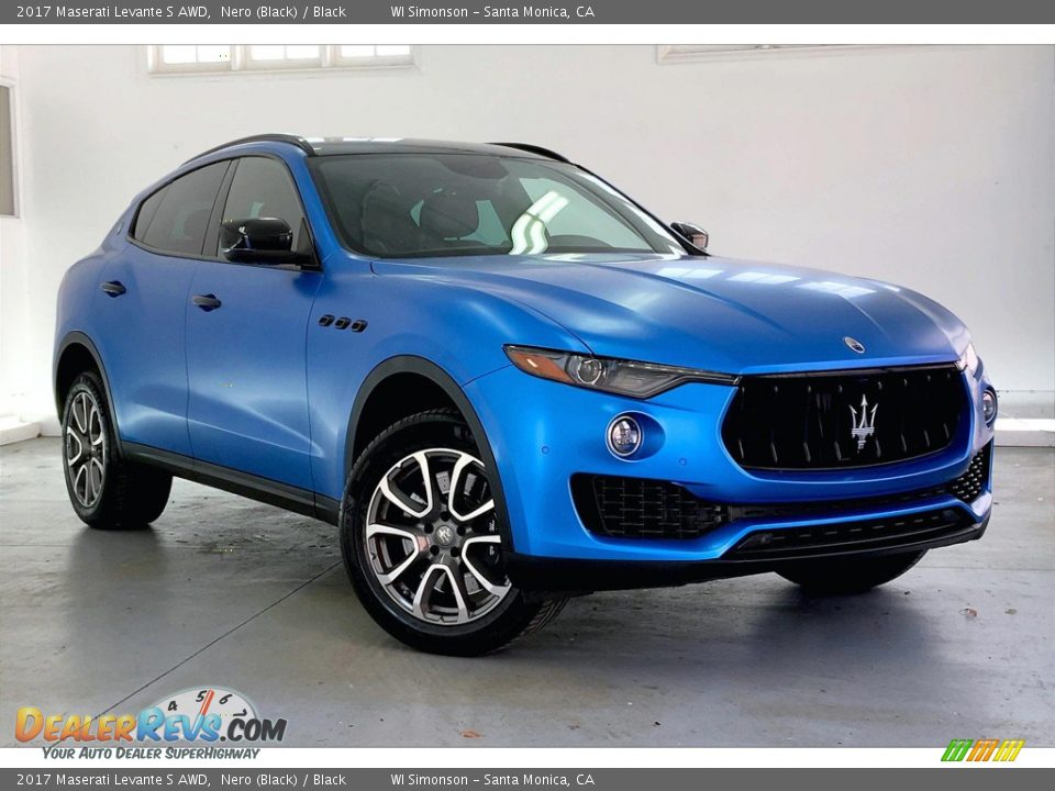 2017 Maserati Levante S AWD Nero (Black) / Black Photo #34