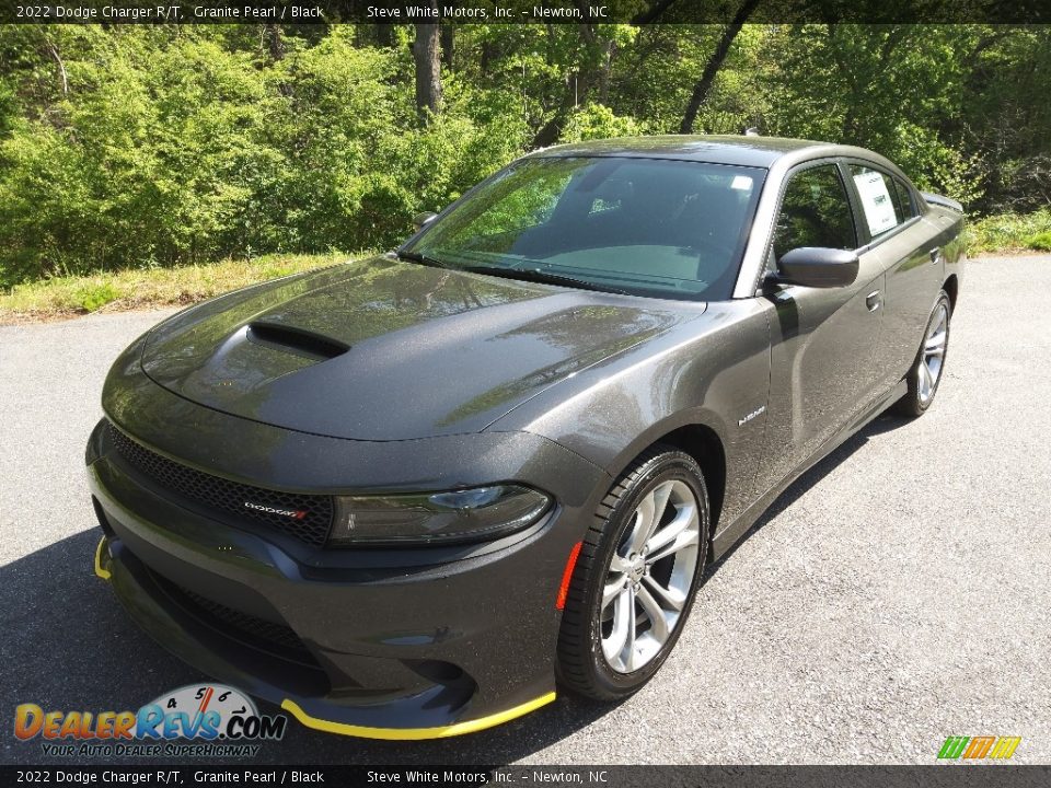 2022 Dodge Charger R/T Granite Pearl / Black Photo #2