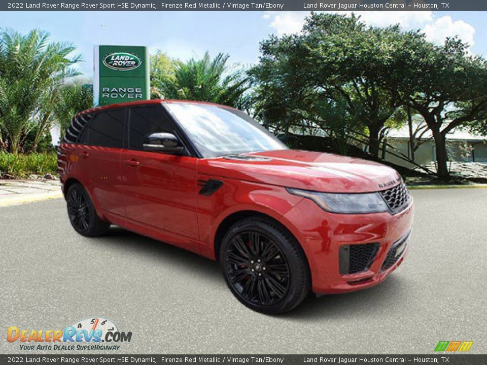 2022 Land Rover Range Rover Sport HSE Dynamic Firenze Red Metallic / Vintage Tan/Ebony Photo #12