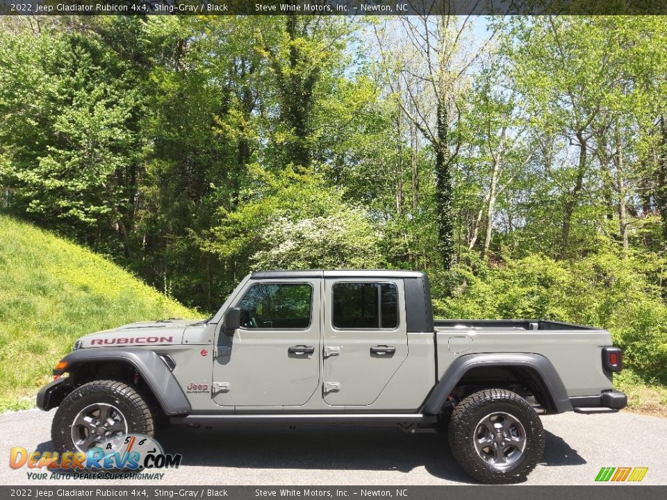 2022 Jeep Gladiator Rubicon 4x4 Sting-Gray / Black Photo #1