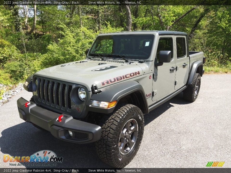 2022 Jeep Gladiator Rubicon 4x4 Sting-Gray / Black Photo #2