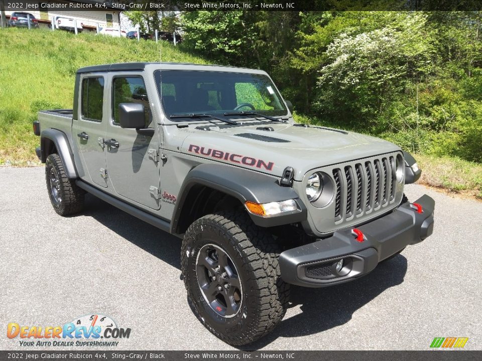 2022 Jeep Gladiator Rubicon 4x4 Sting-Gray / Black Photo #4