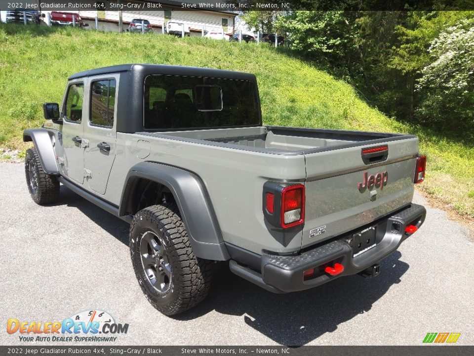 2022 Jeep Gladiator Rubicon 4x4 Sting-Gray / Black Photo #9