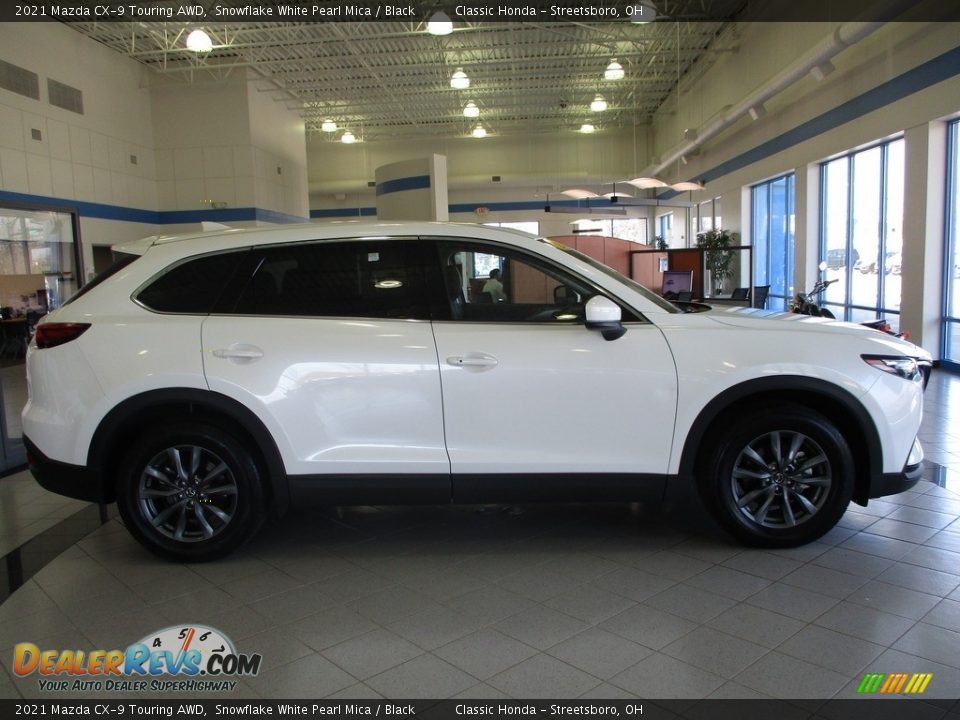 2021 Mazda CX-9 Touring AWD Snowflake White Pearl Mica / Black Photo #4