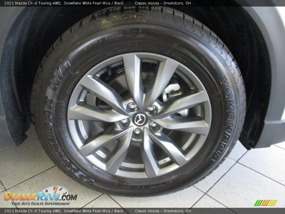 2021 Mazda CX-9 Touring AWD Snowflake White Pearl Mica / Black Photo #5