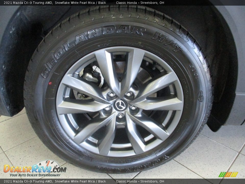 2021 Mazda CX-9 Touring AWD Snowflake White Pearl Mica / Black Photo #6