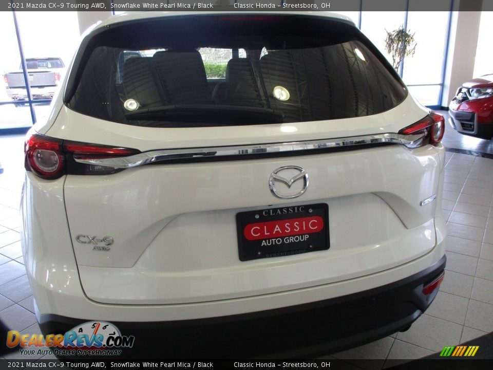 2021 Mazda CX-9 Touring AWD Snowflake White Pearl Mica / Black Photo #8