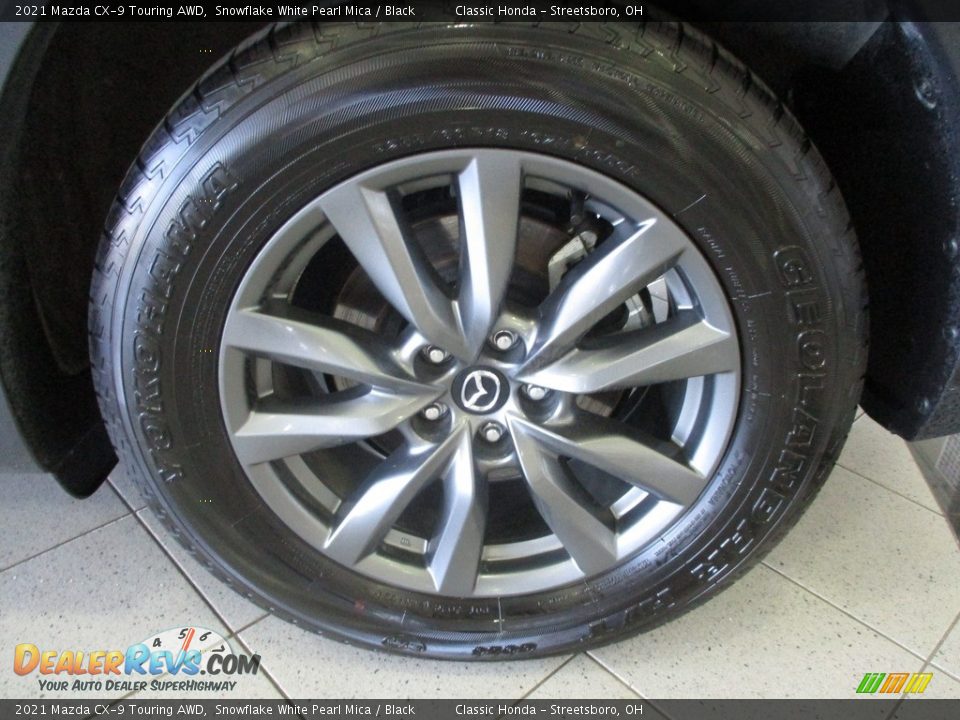 2021 Mazda CX-9 Touring AWD Snowflake White Pearl Mica / Black Photo #11