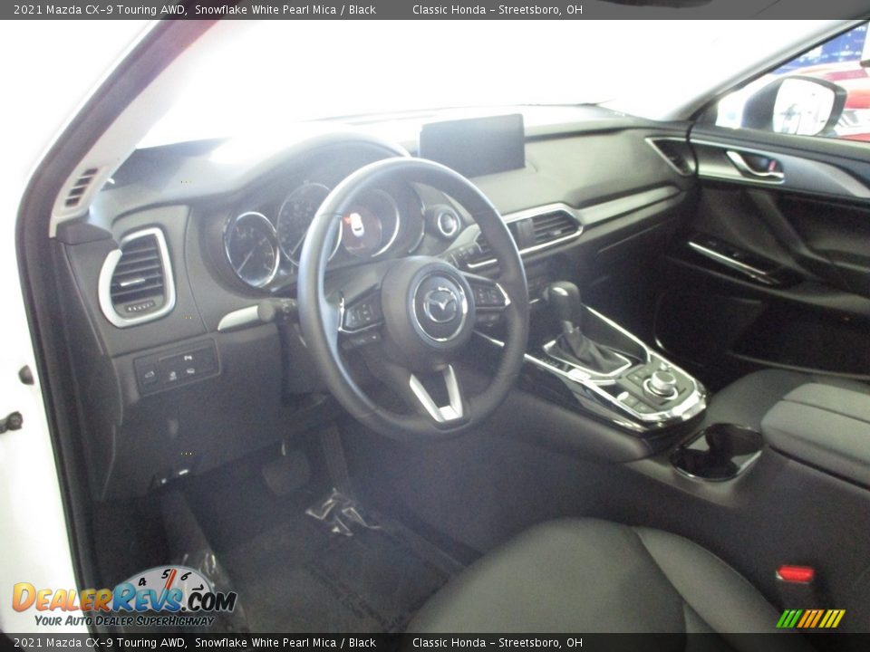 2021 Mazda CX-9 Touring AWD Snowflake White Pearl Mica / Black Photo #28