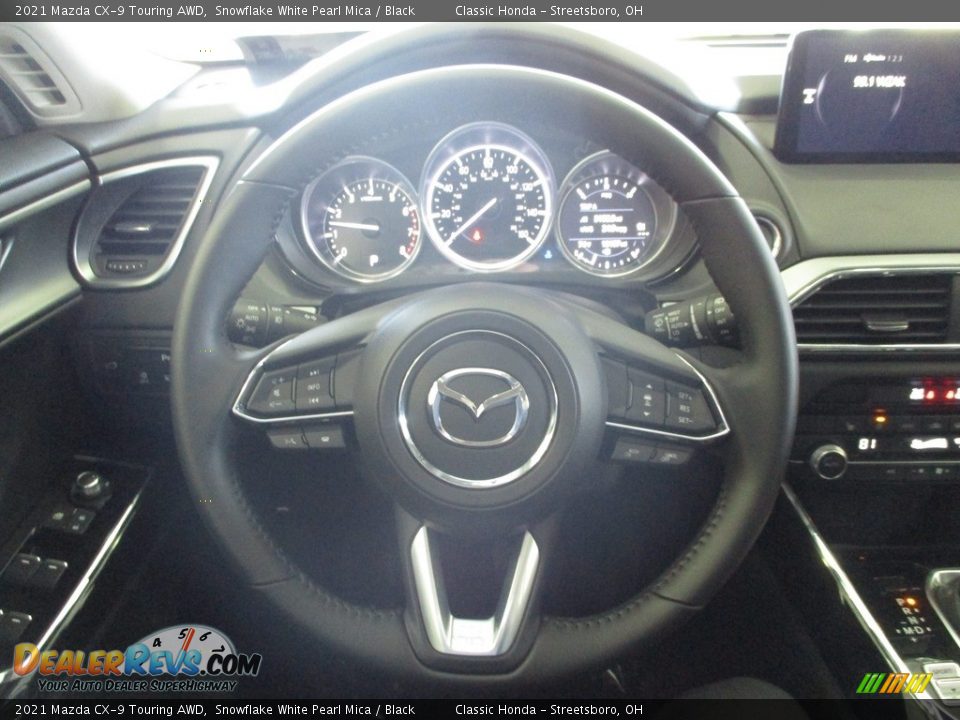 2021 Mazda CX-9 Touring AWD Snowflake White Pearl Mica / Black Photo #31