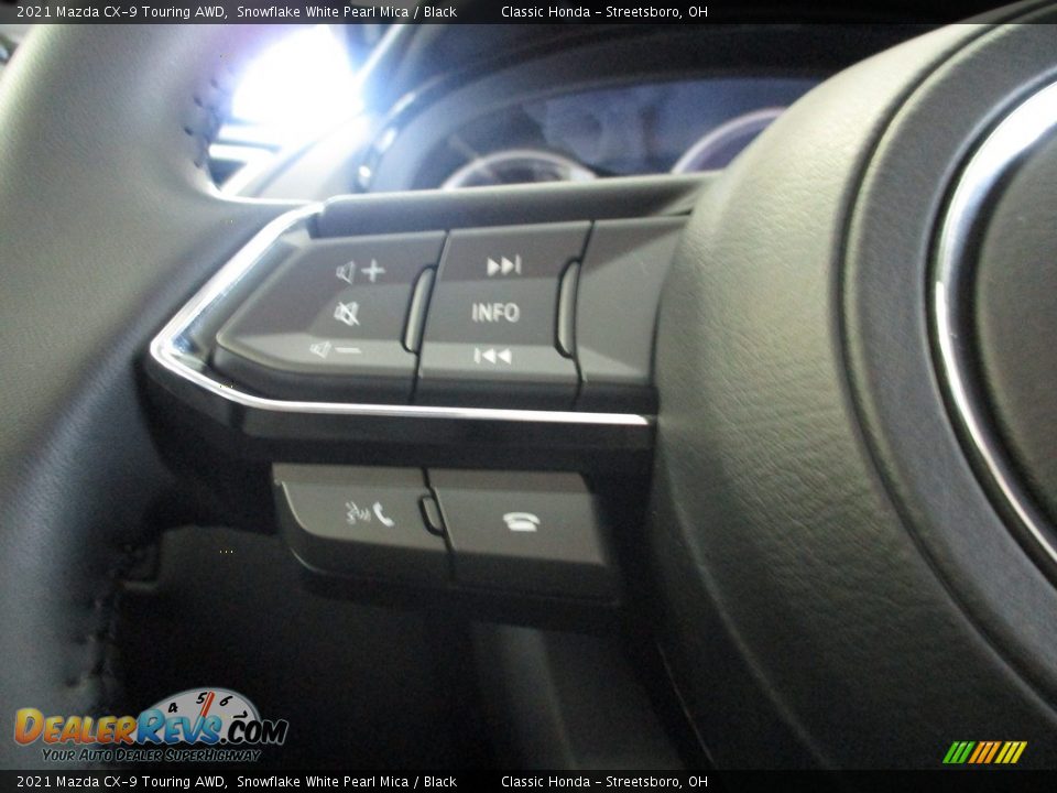 2021 Mazda CX-9 Touring AWD Snowflake White Pearl Mica / Black Photo #32
