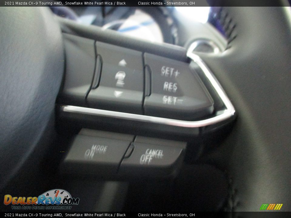 2021 Mazda CX-9 Touring AWD Snowflake White Pearl Mica / Black Photo #33
