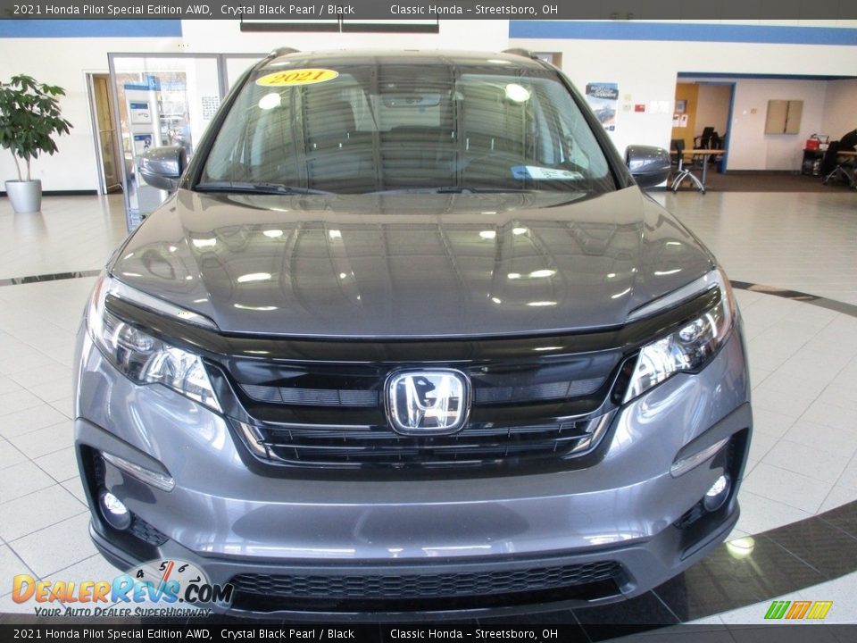 2021 Honda Pilot Special Edition AWD Crystal Black Pearl / Black Photo #2