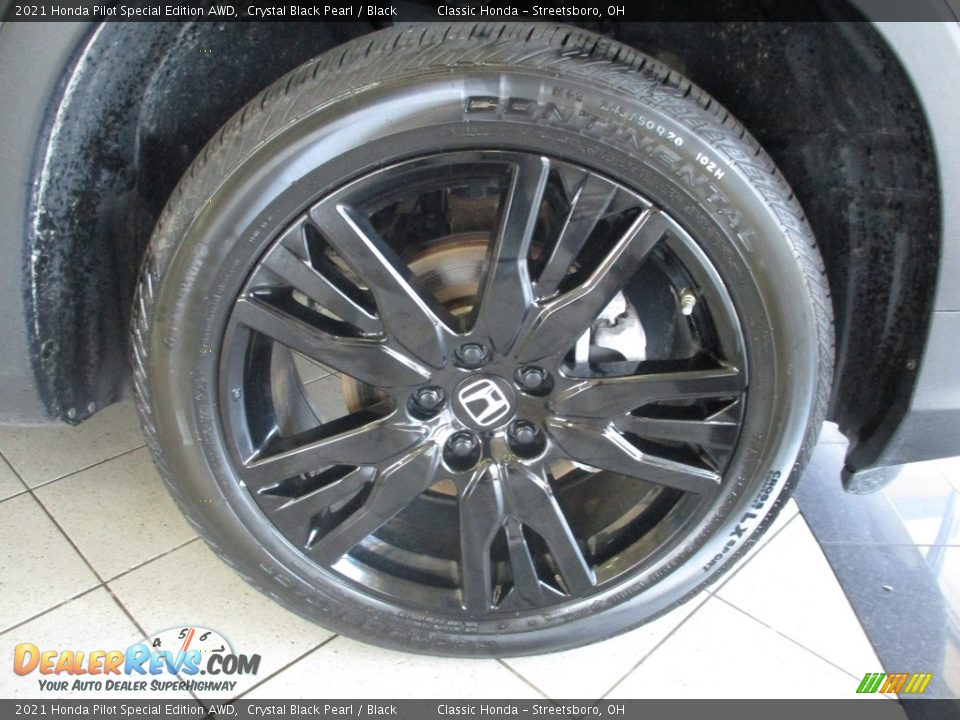 2021 Honda Pilot Special Edition AWD Crystal Black Pearl / Black Photo #5