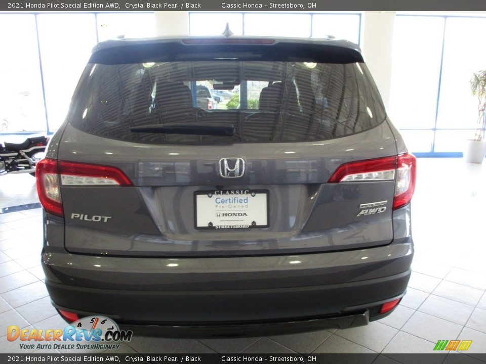 2021 Honda Pilot Special Edition AWD Crystal Black Pearl / Black Photo #8