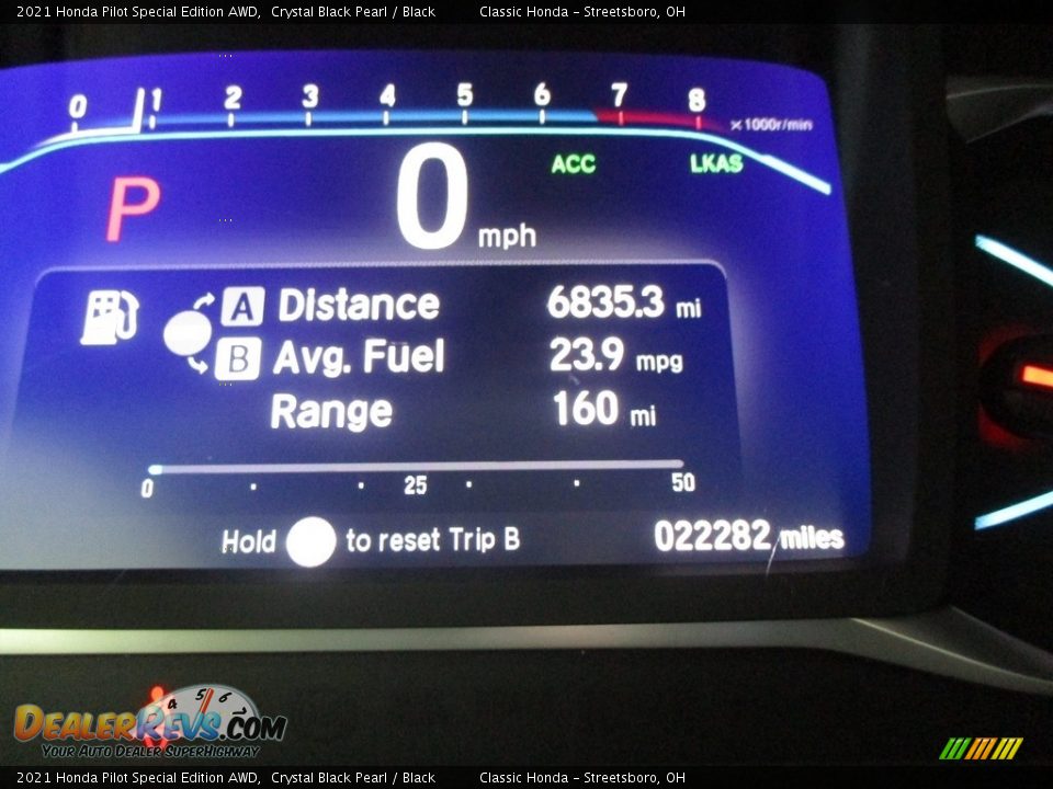 2021 Honda Pilot Special Edition AWD Crystal Black Pearl / Black Photo #35