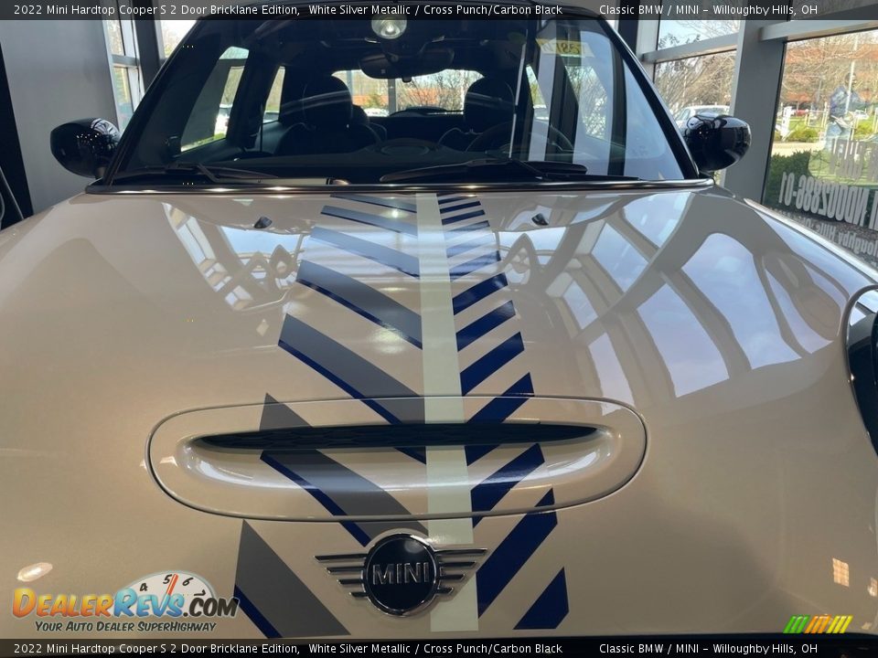 2022 Mini Hardtop Cooper S 2 Door Bricklane Edition White Silver Metallic / Cross Punch/Carbon Black Photo #3