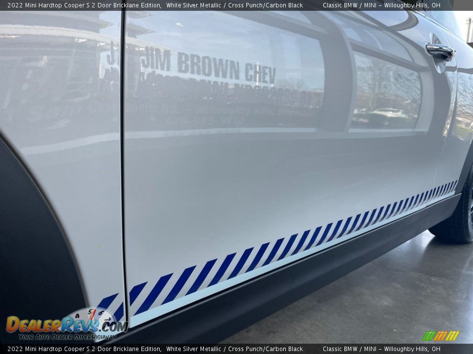 2022 Mini Hardtop Cooper S 2 Door Bricklane Edition White Silver Metallic / Cross Punch/Carbon Black Photo #5