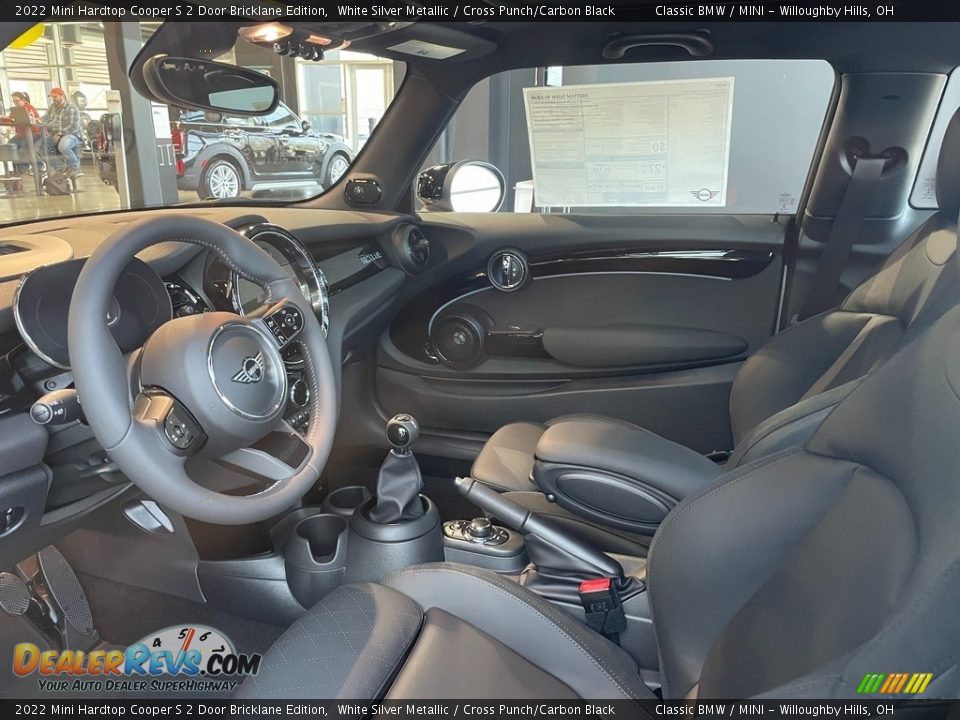 Cross Punch/Carbon Black Interior - 2022 Mini Hardtop Cooper S 2 Door Bricklane Edition Photo #7