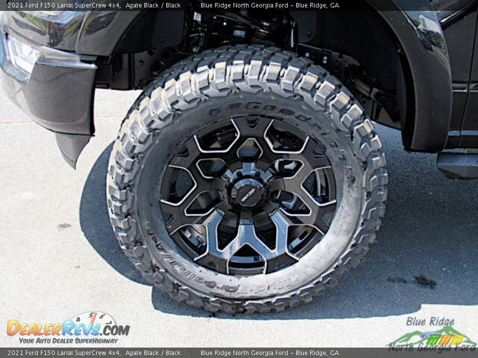 Custom Wheels of 2021 Ford F150 Lariat SuperCrew 4x4 Photo #9
