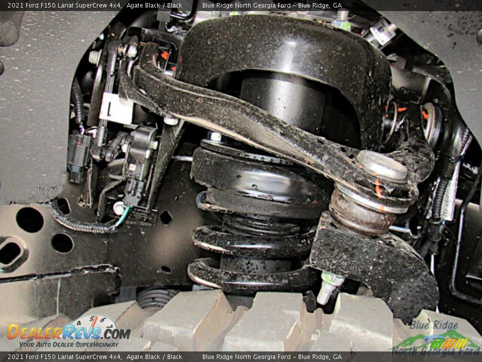 2021 Ford F150 Lariat SuperCrew 4x4 Agate Black / Black Photo #10