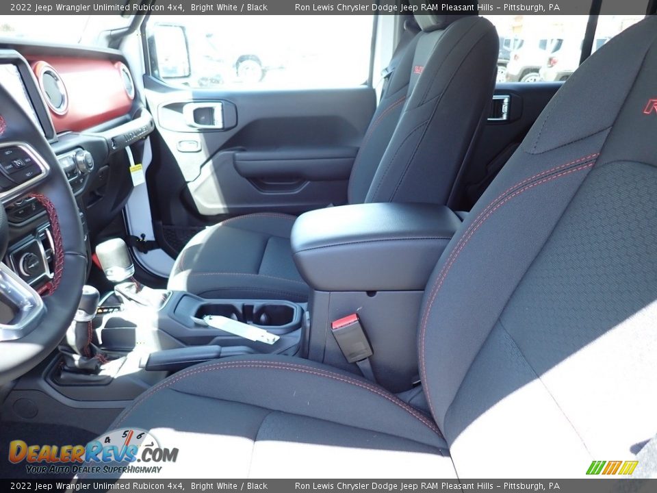 2022 Jeep Wrangler Unlimited Rubicon 4x4 Bright White / Black Photo #11