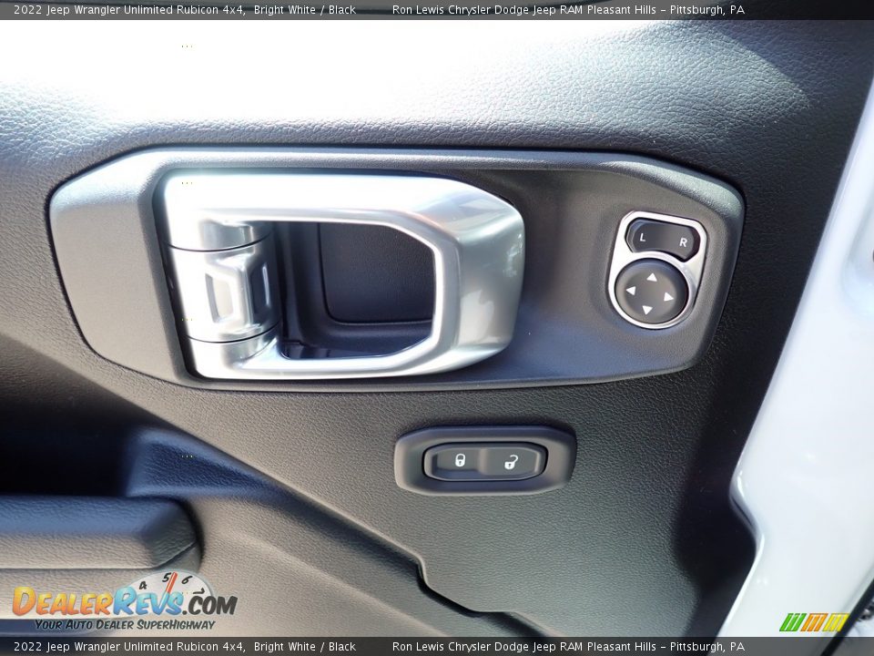 2022 Jeep Wrangler Unlimited Rubicon 4x4 Bright White / Black Photo #14