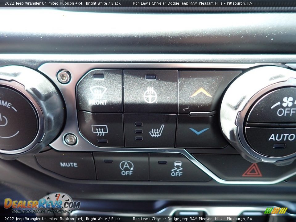 2022 Jeep Wrangler Unlimited Rubicon 4x4 Bright White / Black Photo #16