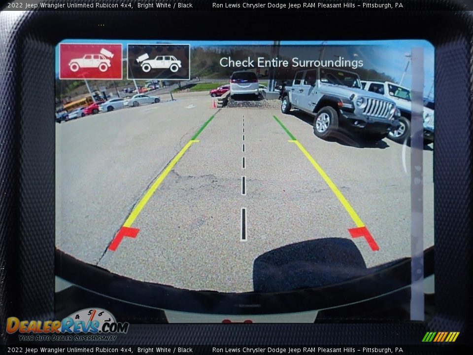 2022 Jeep Wrangler Unlimited Rubicon 4x4 Bright White / Black Photo #19
