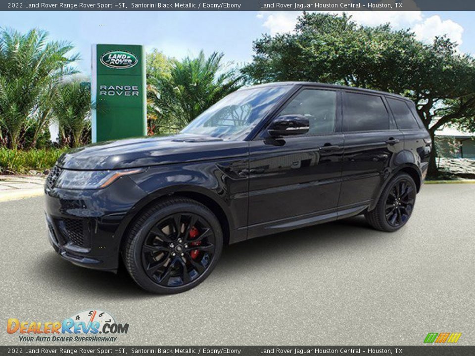 2022 Land Rover Range Rover Sport HST Santorini Black Metallic / Ebony/Ebony Photo #1