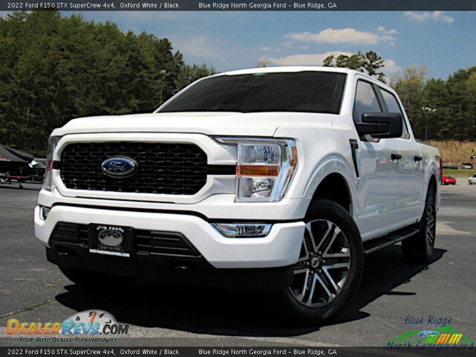 2022 Ford F150 STX SuperCrew 4x4 Oxford White / Black Photo #1