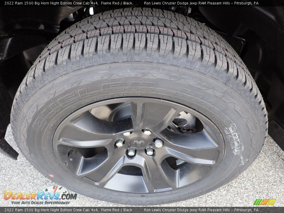 2022 Ram 1500 Big Horn Night Edition Crew Cab 4x4 Wheel Photo #9