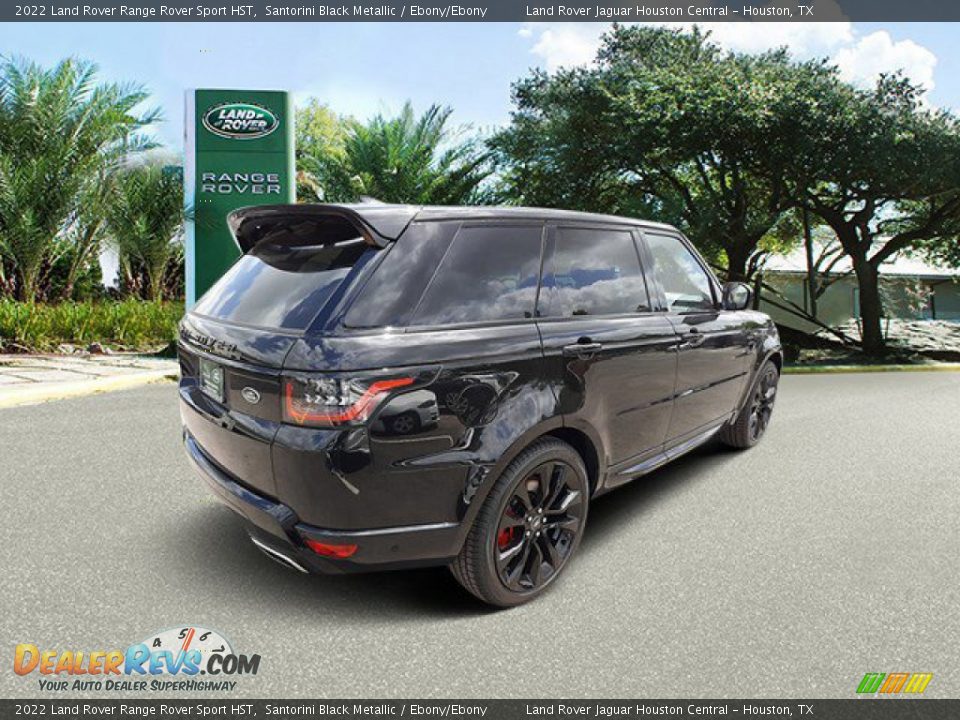 2022 Land Rover Range Rover Sport HST Santorini Black Metallic / Ebony/Ebony Photo #2