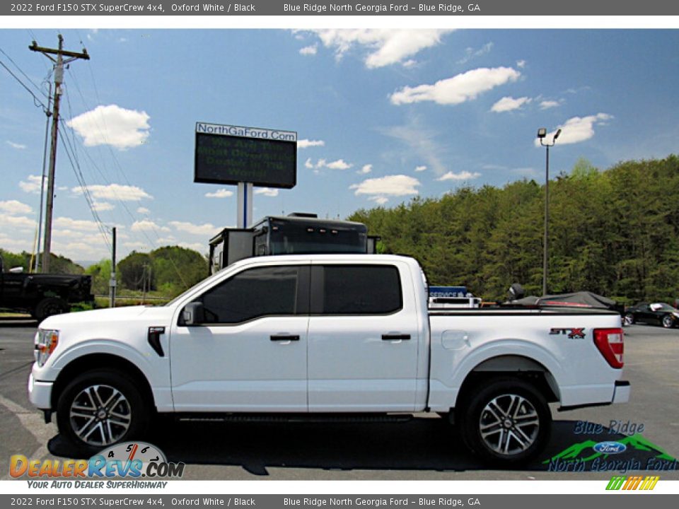 2022 Ford F150 STX SuperCrew 4x4 Oxford White / Black Photo #2