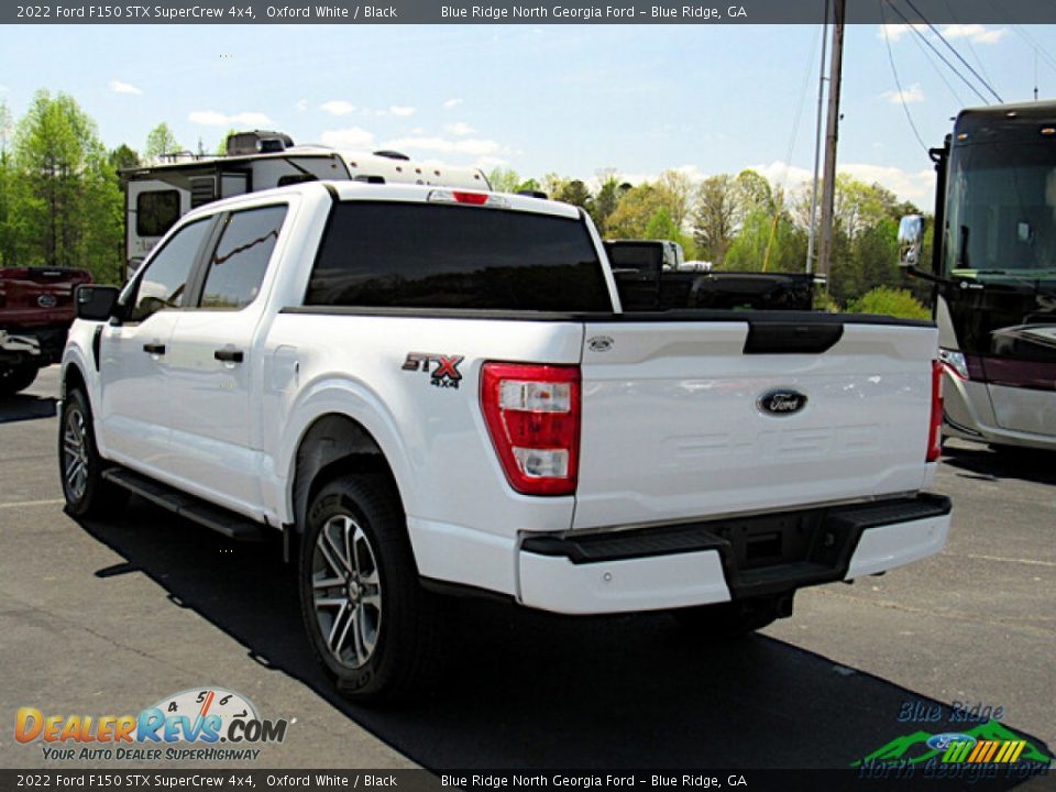 2022 Ford F150 STX SuperCrew 4x4 Oxford White / Black Photo #3