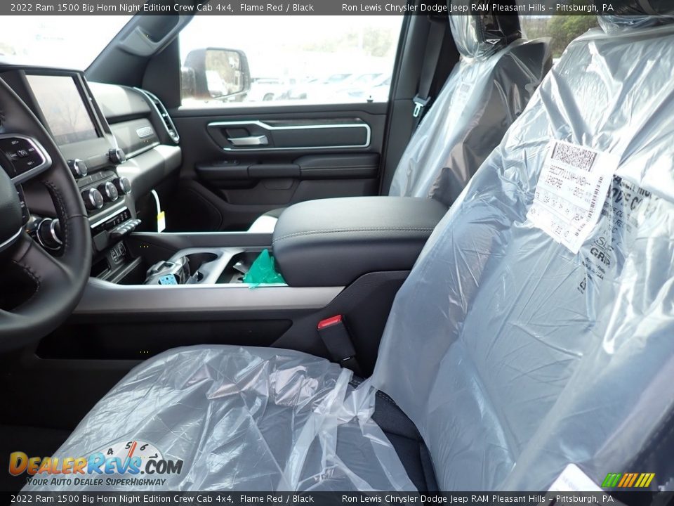 2022 Ram 1500 Big Horn Night Edition Crew Cab 4x4 Flame Red / Black Photo #10
