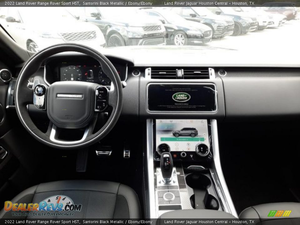 2022 Land Rover Range Rover Sport HST Santorini Black Metallic / Ebony/Ebony Photo #4