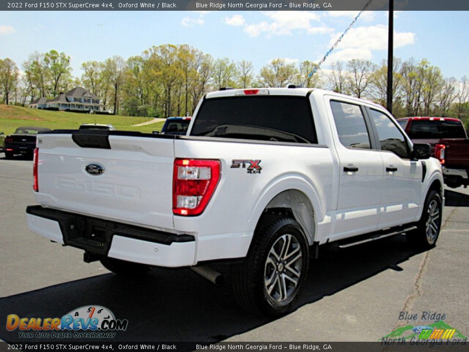 2022 Ford F150 STX SuperCrew 4x4 Oxford White / Black Photo #5