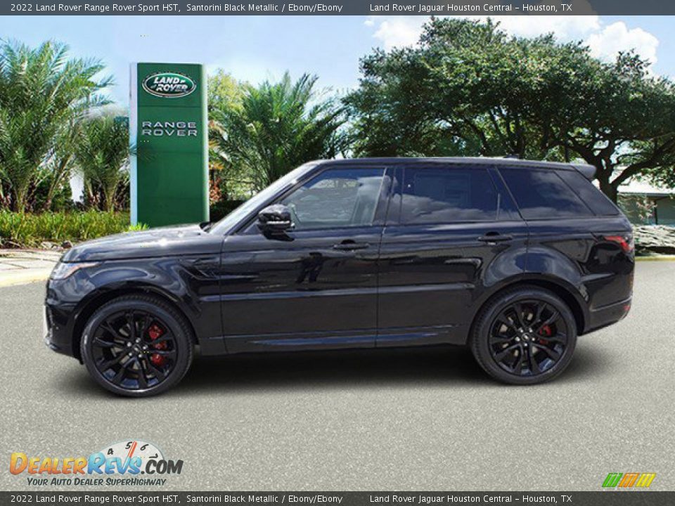 2022 Land Rover Range Rover Sport HST Santorini Black Metallic / Ebony/Ebony Photo #6