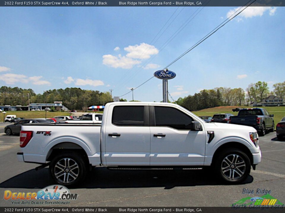 2022 Ford F150 STX SuperCrew 4x4 Oxford White / Black Photo #6