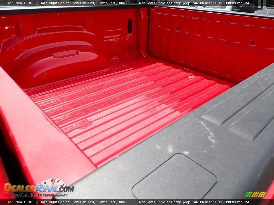 2022 Ram 1500 Big Horn Night Edition Crew Cab 4x4 Flame Red / Black Photo #13