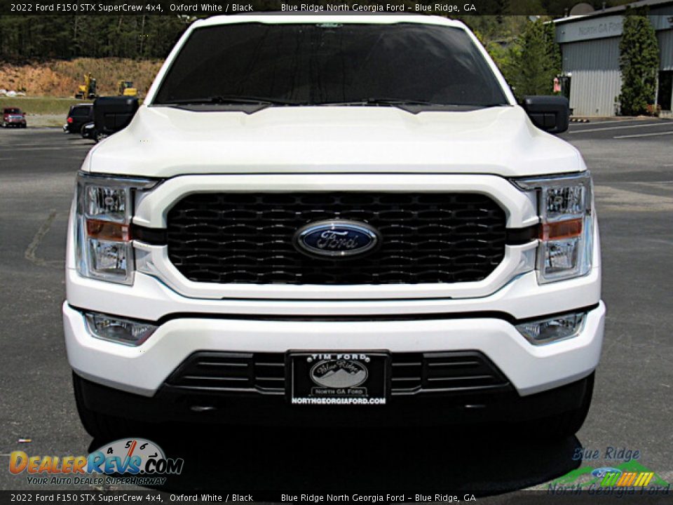 2022 Ford F150 STX SuperCrew 4x4 Oxford White / Black Photo #8