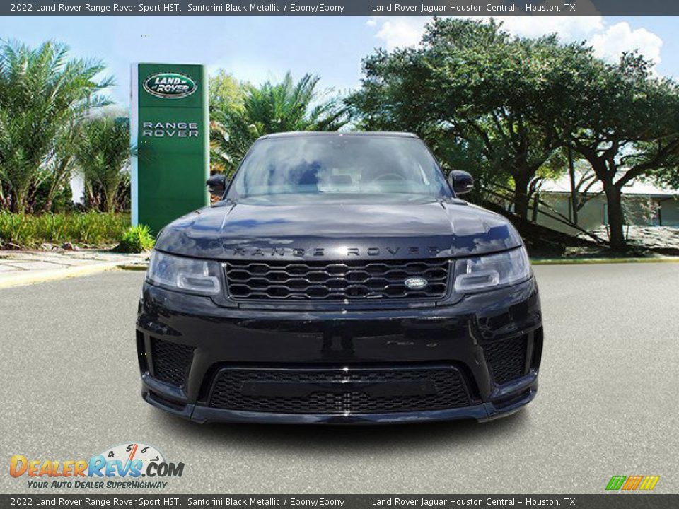 2022 Land Rover Range Rover Sport HST Santorini Black Metallic / Ebony/Ebony Photo #8