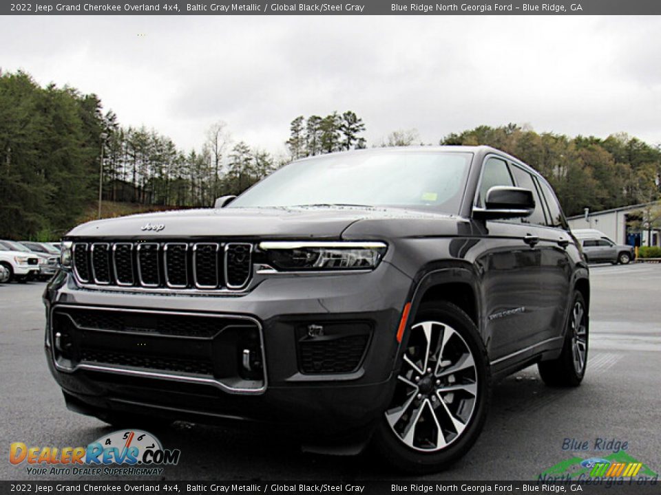 2022 Jeep Grand Cherokee Overland 4x4 Baltic Gray Metallic / Global Black/Steel Gray Photo #1