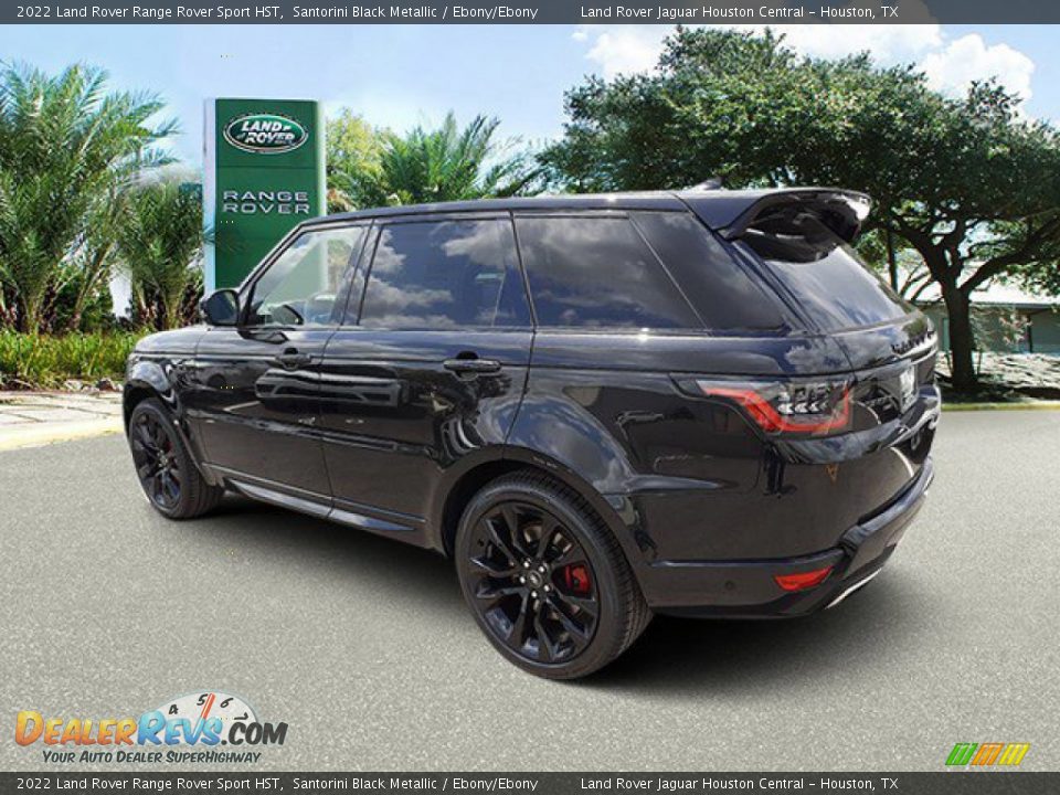 2022 Land Rover Range Rover Sport HST Santorini Black Metallic / Ebony/Ebony Photo #10