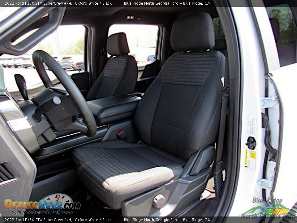 2022 Ford F150 STX SuperCrew 4x4 Oxford White / Black Photo #11