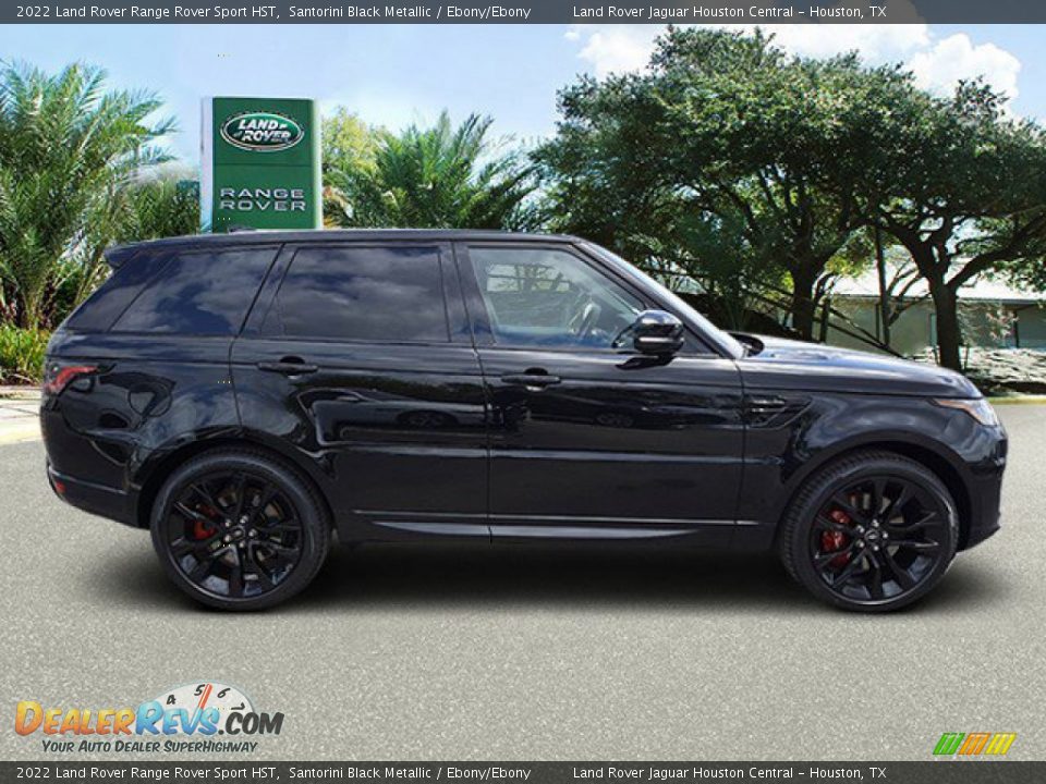 2022 Land Rover Range Rover Sport HST Santorini Black Metallic / Ebony/Ebony Photo #11