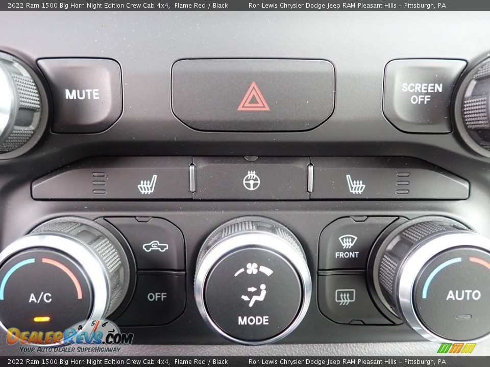 Controls of 2022 Ram 1500 Big Horn Night Edition Crew Cab 4x4 Photo #18