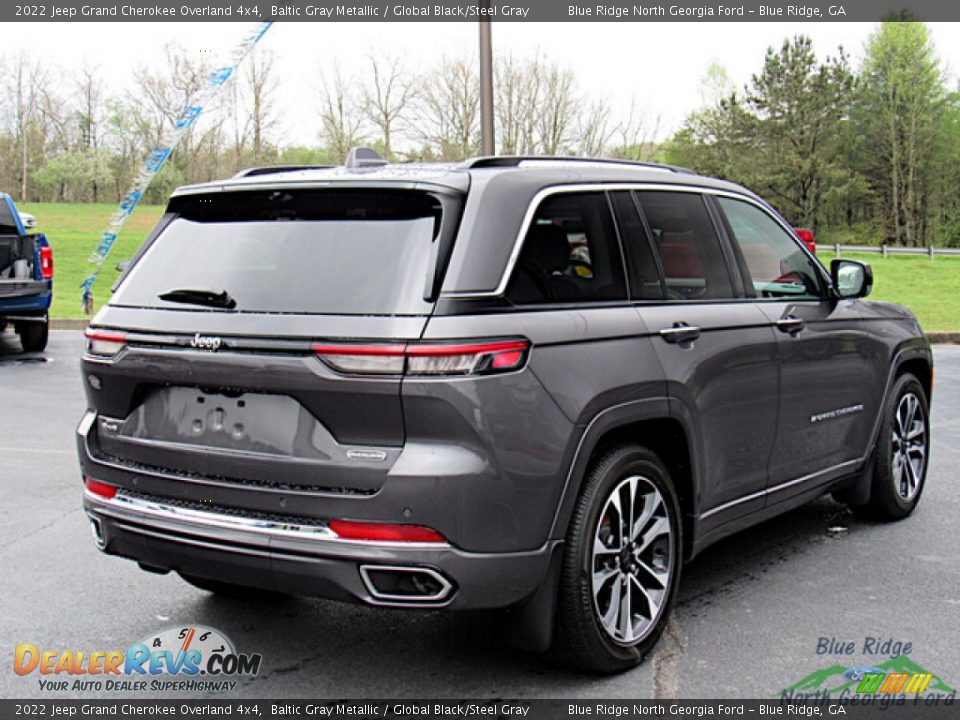 2022 Jeep Grand Cherokee Overland 4x4 Baltic Gray Metallic / Global Black/Steel Gray Photo #5